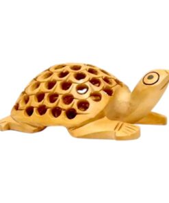 wood jalee art turtle