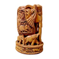 Wooden Elephant Carving Art 1215