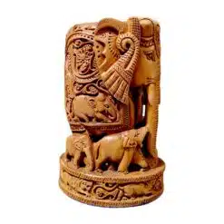 Wooden Elephant Carving Art 1215