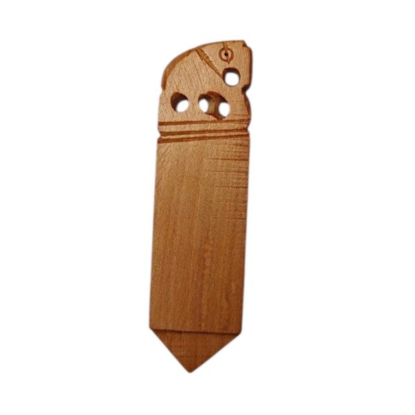Wooden Stylized Pencil Whimsical Design