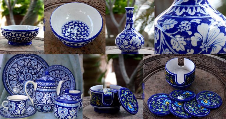 Jaipur blue pottery products