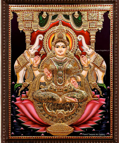 Mahalakshmi painting