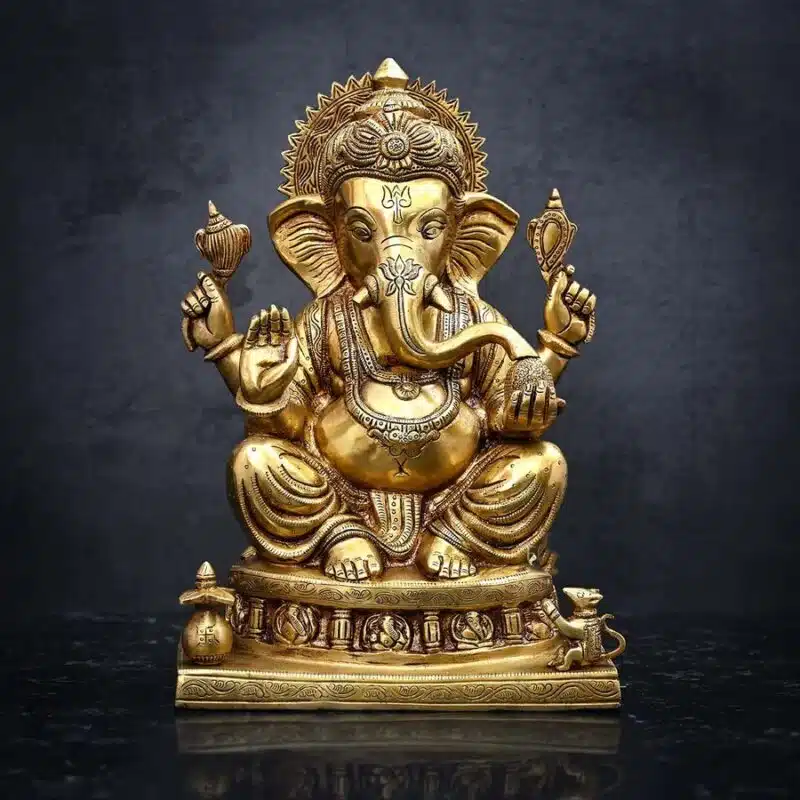 Brass Ganesh statue