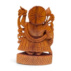 Sandalwood Srinath Ji Idol | Hand Carved Wooden Statue - Image 4