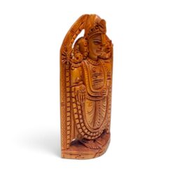 Pure Sandalwood Tirupati Balaji Statue | Hand Carved Idol - Image 3