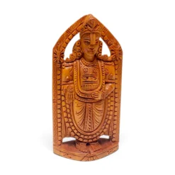 Pure Sandalwood Tirupati Balaji Statue | Hand Carved Idol - Image 2