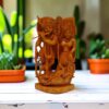 Sandalwood Radha Krishna Statue | Hand Carved Idol