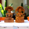 Sandalwood Parshwanath Padmavati Idols | Hand Carved