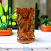 Sandalwood Saraswati Idol | Hand Carved Wooden Statue