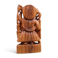Sandalwood Srinath Ji Idol | Hand Carved Wooden Statue - Image 6