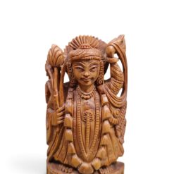 Sandalwood Srinath Ji Idol | Hand Carved Wooden Statue - Image 5