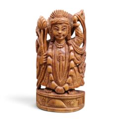 Sandalwood Srinath Ji Idol | Hand Carved Wooden Statue - Image 2