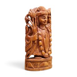 Sandalwood Srinath Ji Idol | Hand Carved Wooden Statue - Image 3