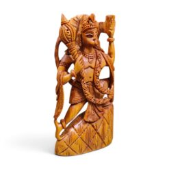 Sandalwood Hanuman Ji Statue | Hand Carved Wooden Idol - Image 4