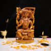 Sandalwood Lord Shiva Statue | Hand Carved Wooden Idol