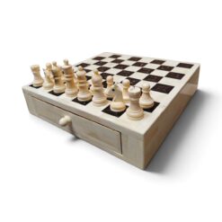 Camel Bone Chess Set | Handcrafted Board & Storage Box - Image 8